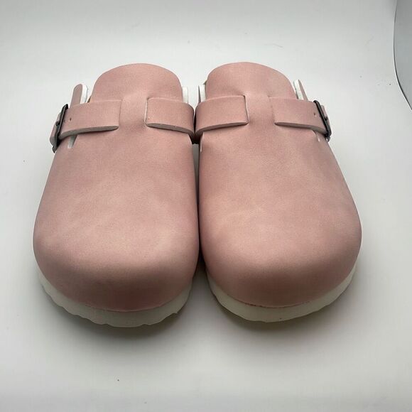 CUSHIONAIRE Women's Cork Footbed Clog SIZE 3 KIDS PINK - Picture 2 of 8